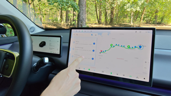 Die Ladeplanung funktioniert gut, allerdings lassen sich keine Ladeanbieter auswählen. (Bild: Martin Wolf/Golem.de)